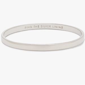 New in package! Kate Spade “find the silver lining” bangle